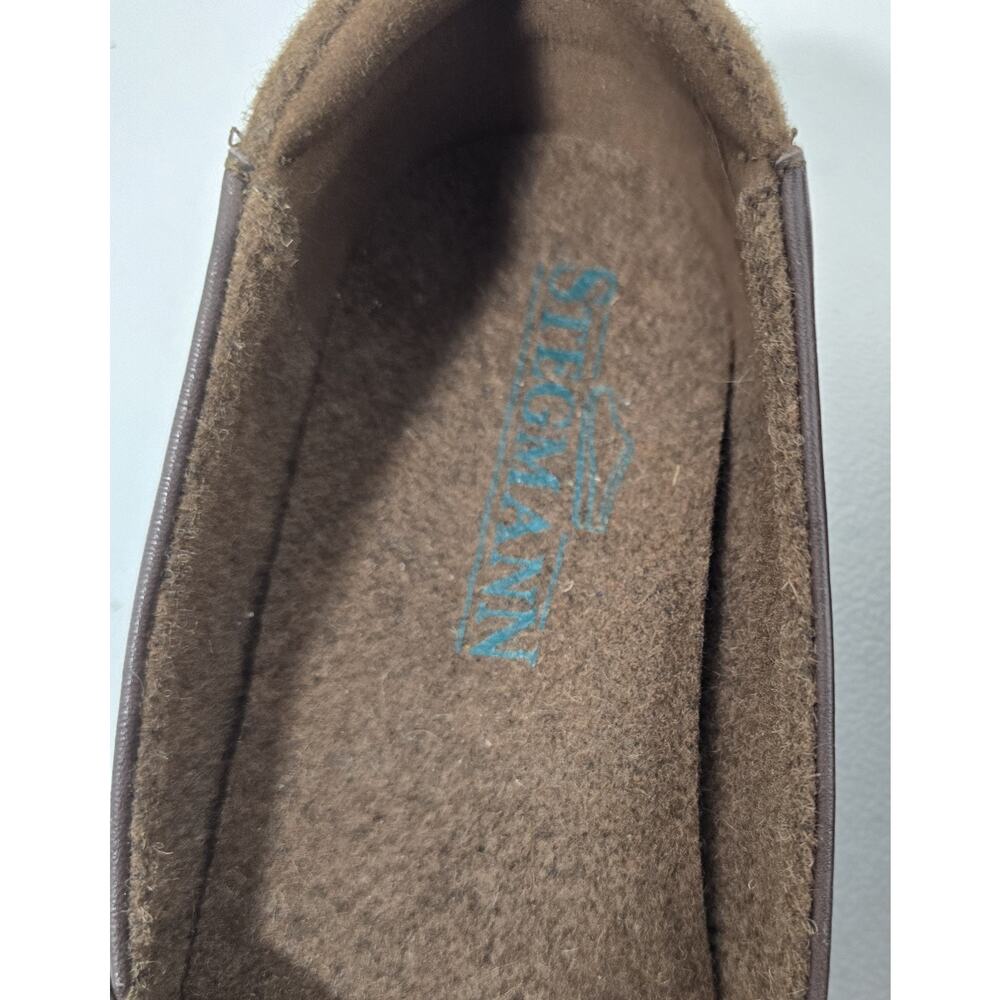 Stegmann Women's Liesl Skimmers Slip-On Shoes BROWN Leather Size 7 NWOB - Picture 4 of 11